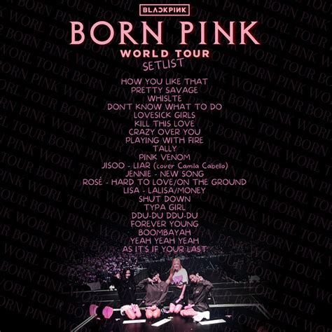 BLACKPINK Türkiye on Twitter BORN PINK Dünya Turnesinin konser