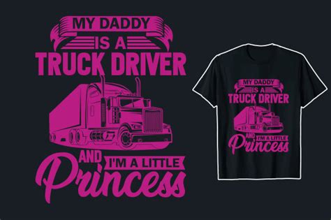 Fathers Day Truck Driver T Shirt Graphic By T Shirt House · Creative