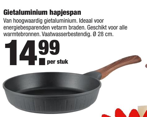 Gietaluminium Hapjespan Cm Aanbieding Bij Aldi