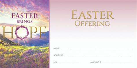 Church Bulletin 14 Easter Brings Hope Pack Of 100