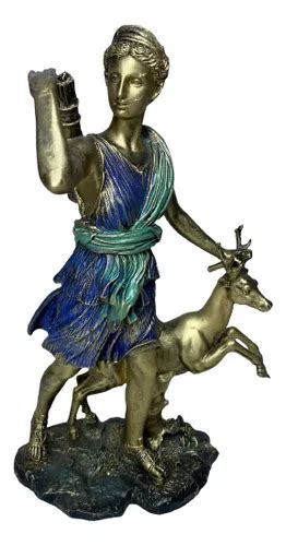 Estatua De La Diosa Diana Deer Decoraci N De Resina Mercadolibre