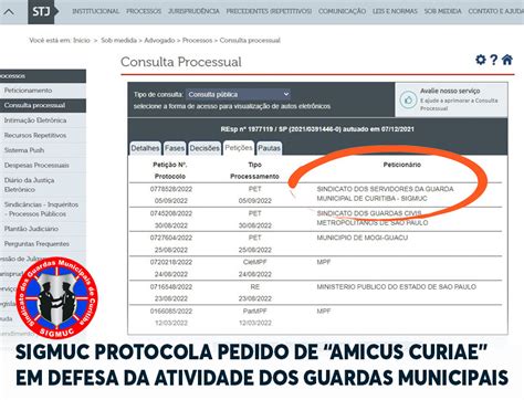 SIGMUC PROTOCOLA PEDIDO DE AMICUS CURIAE EM DEFESA DA ATIVIDADE DOS