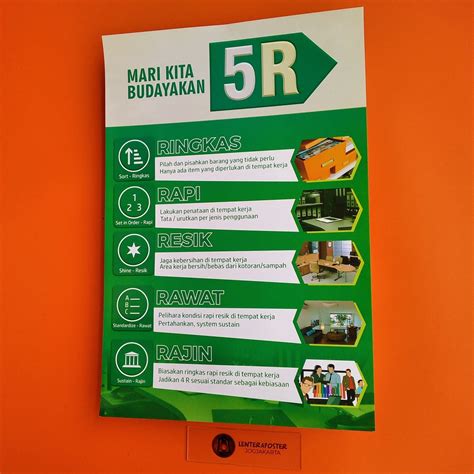 Jual Poster Budayakan R Poster Budaya Kerja R Shopee Indonesia