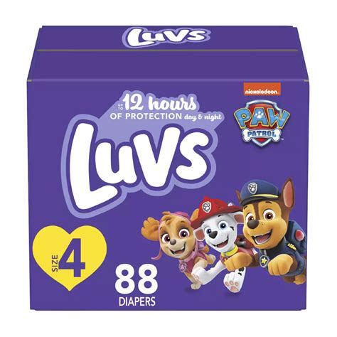 Luvs Paw Patrol Baby Diapers - Size 4 - Shop Diapers at H-E-B