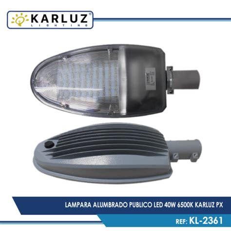 L2 LAMPARA ALUMB PUBLICO LED 40W 6500K KARLUZ Karluz Lighting