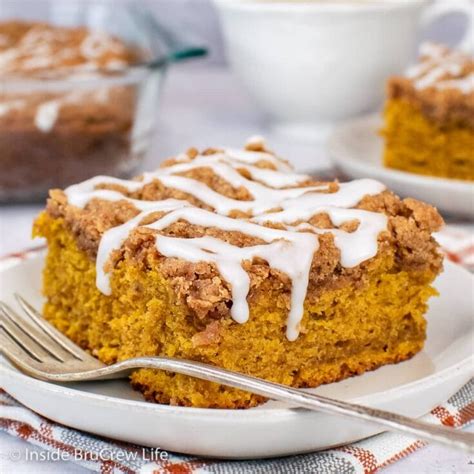 Pumpkin Streusel Coffee Cake Inside Brucrew Life