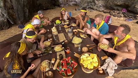 Le Repas Toiles Des Jaunes Koh Lanta Tf