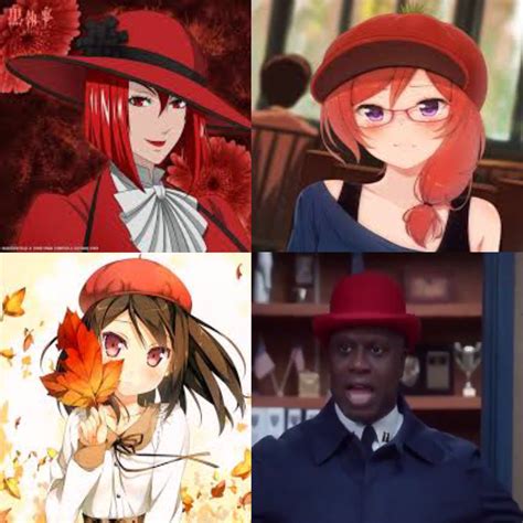 ANIME girls with red hats are so Cute : r/brooklynninenine