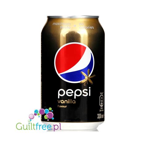 Pepsi Max Vanilla Zero Sugar No Calories 330ml Can Guiltfreepl