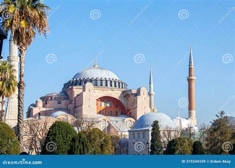 Historical Monumental Building Hagia Sophia Ayasofya Cathedral