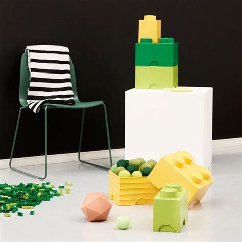 Room Copenhagen Lego Storage Brick Yellow Finnish Design Shop