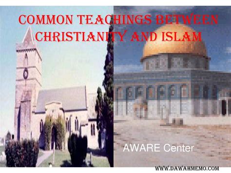 Common Teachings Between Christianity And Islam Ppt Download