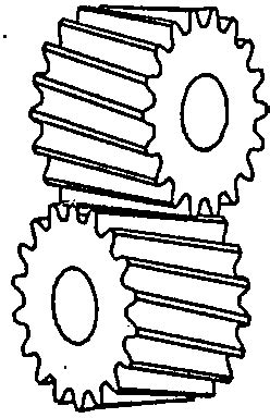 Crossed Helical Gears Single Helical Gears Have Teeth Of