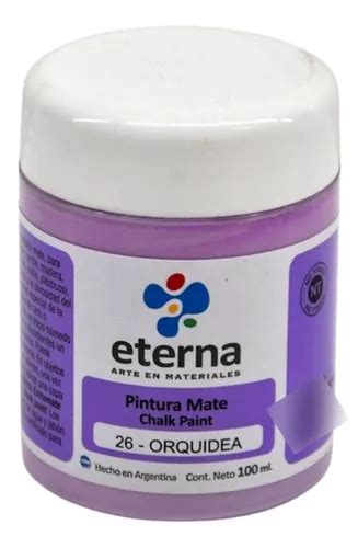 Pinturas Chalk Paint 100ml Eterna En La Plata Color Del Óleo 26