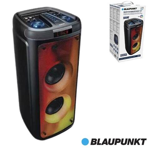 ALTAVOZ TORRE BLAUPUNKT BLUETOOTH 300W ENTRADA MICROFONO 61CM ALTURA