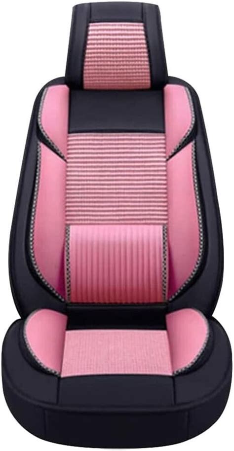 Car Seat Cover Full Set Universal Seat Cover 5seats Leather Ice Silk