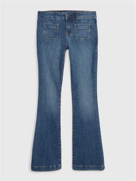 Kids Low Rise Boot Jeans With Washwell Gap