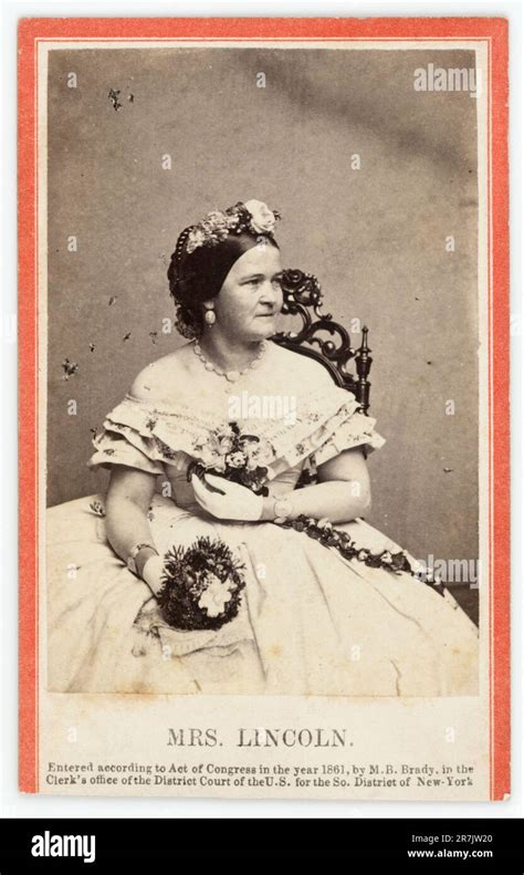 Mary Todd Lincoln First Lady Hi Res Stock Photography And Images Alamy