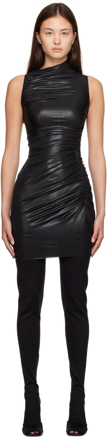 Rick Owens Lilies Black Svita Minidress In Mini Dress Mini