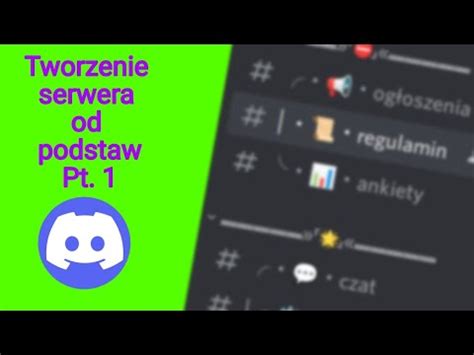 Poradnik jak zrobić server discord Kanały YouTube