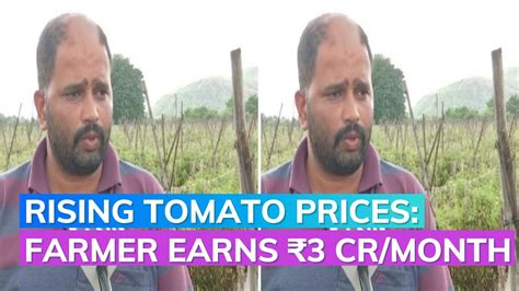 Rising Tomato Prices Pune Farmer Becomes Millionaire Earns Crores In