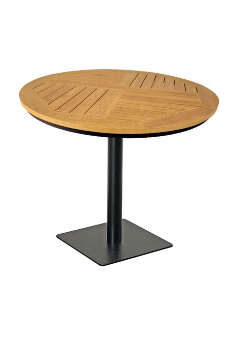 Grande Table & Round Top – Wood Plastic (Outdoor) – Expats Partner