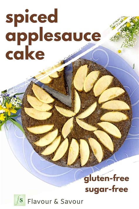 Made With Oat Flour This Moist Gluten Free Spiced Applesauce Cake Is