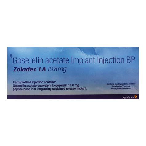 Buy Zoladex La 108mg Injection 1s Online At Upto 25 Off Netmeds