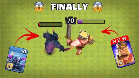 New Max Level 70 King Vs Max Level 8 Pekka Coc Max Pekka Vs Max King