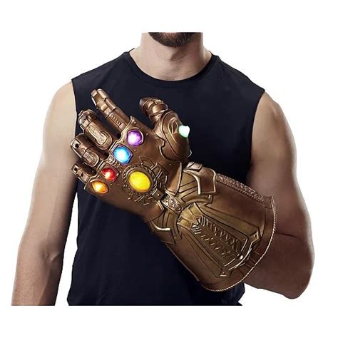 Manopla Do Infinito Thanos Vingadores Luva Led C Bateria Cm Shopee