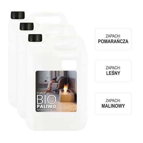 Biopaliwo do kominka bioetanol mix zapachów 15L 5BIO P 5BIO L 5BIO