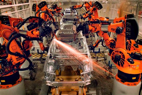 Los Robots En La Industria Automovil Stica Inteligentes M Viles