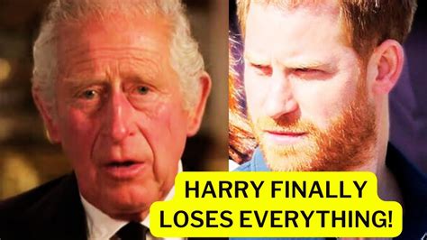 HARRY CRYING IN DESPAIR Furious King Charles OFFICIALLY ENDS