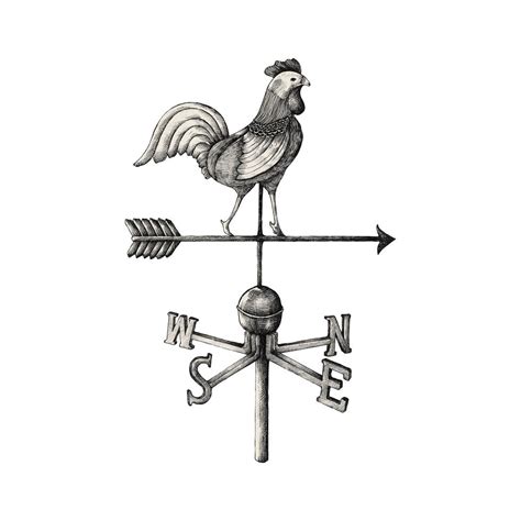 Hand Drawn Weather Vane Download Free Vectors Clipart Graphics