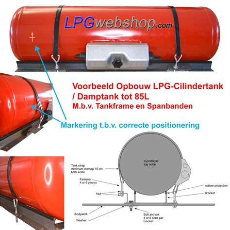 Conjunto De Montagem De Tanque Para Tanques De Glp Cil Ndricos De Glp