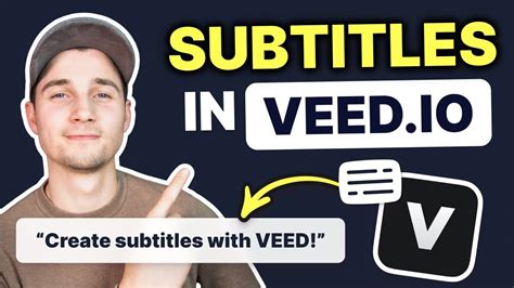 Add Subtitles To A Video Automatically With Veed Youtube