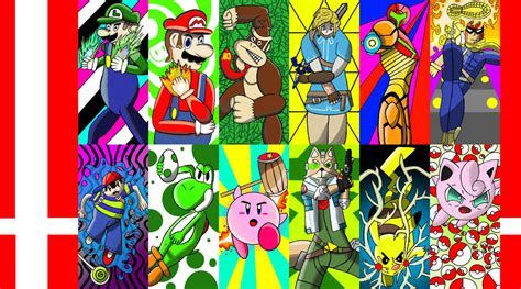 Super Smash Brothers 64 Roster By Minyboy5 On Deviantart