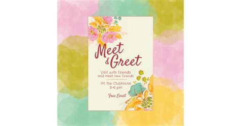 Meet & Greet Invitation | Zazzle