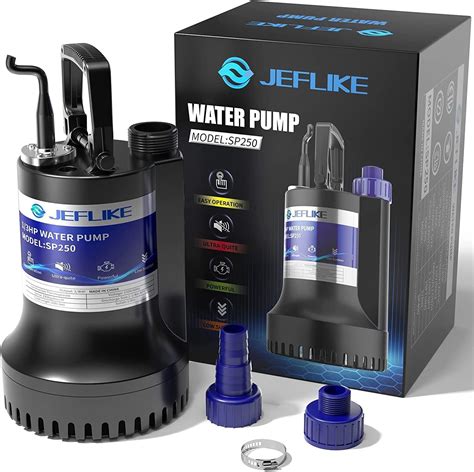 Jeflike Hp Sump Pump Submersible Water Pump Pond Pump Gph For