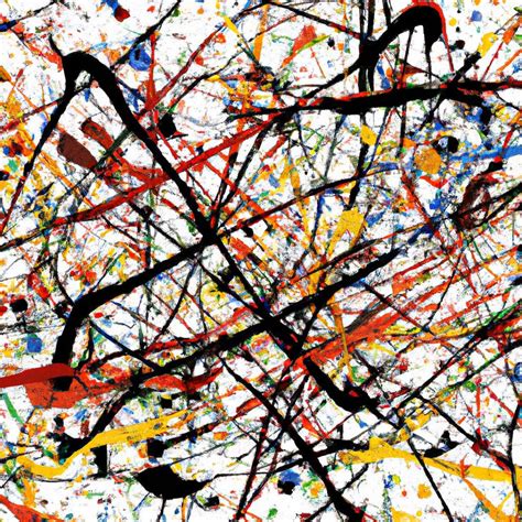 El Famoso Pintor Estadounidense Jackson Pollock Es Conocido Por Su