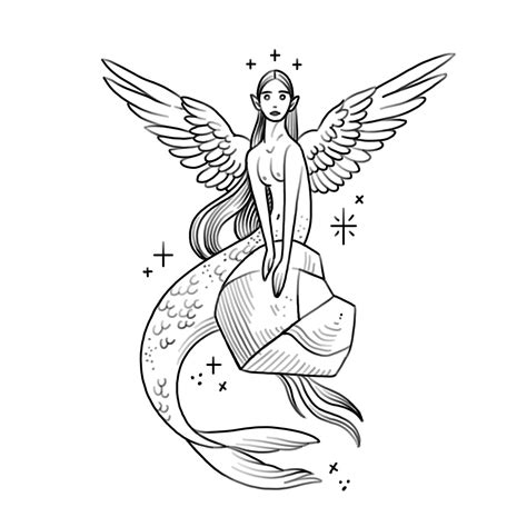 sirens greek mythology drawing