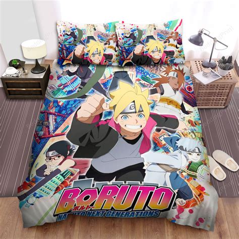 Boruto Naruto Next Generations Movie Naruto Smile Poster Bed Sheets Duvet Cover Bedding Sets