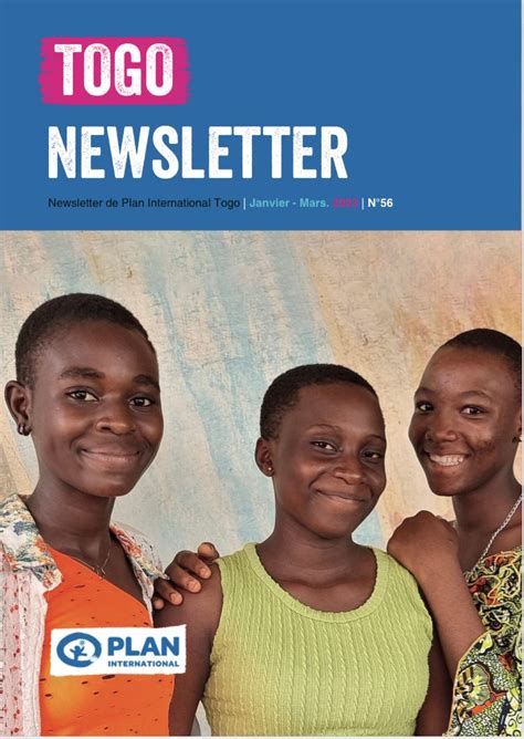 Newsletter De Plan International Togo Janvier Mars 2023 N56