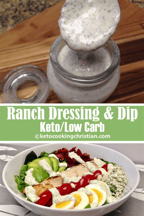 Homemade Ranch Dressing And Dip Keto And Low Carb Keto Cooking Christian