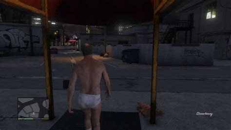 Grand Theft Auto V Trevor Phillips Chases Strippers Around Block In