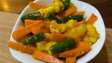 Instant Vegetable Pickle Dhaba Style Youtube