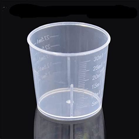 Amazon Ml Plastic Liquid Measuring Cups Mini Clear Kitchen