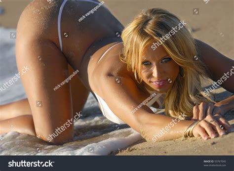 Sexy Beach Bikini Girl Stock Photo Shutterstock