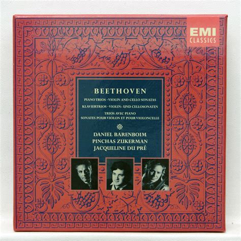 BARENBOIM ZUKERMAN DU PRE BEETHOVEN Piano Trios Sonatas EMI 9xCDs