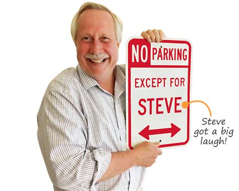 Funny Parking Signs - Humorous Parking Signs